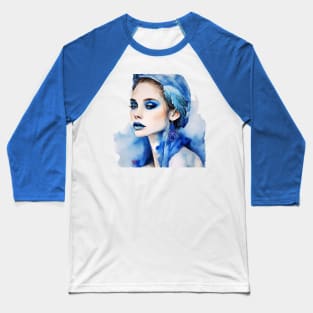 Blue Girl Baseball T-Shirt